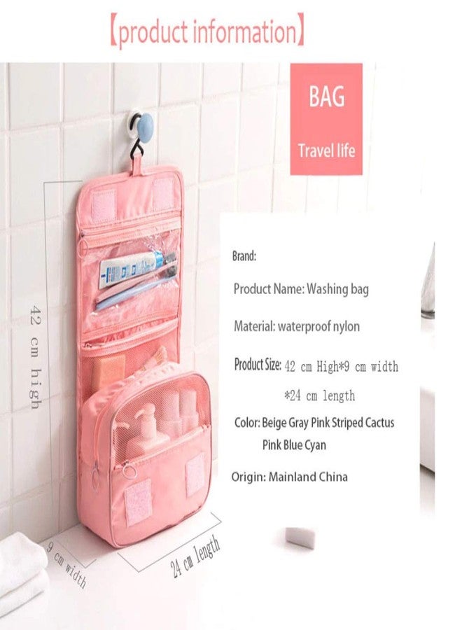 GIANT IMPEX Toiletry Bag | Cosmetic Bag | Multipurpose Pouch Bag (Variations) (Rose Pink) - Image 3
